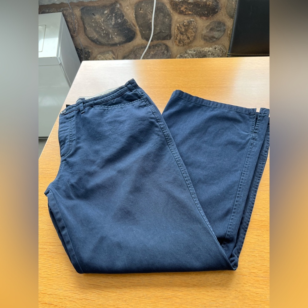 Abercrombie & Fitch Vintage Navy Blue Bell Bottom Pants. Size 10S.